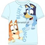 T-shirt Bluey i Bingo niebieski