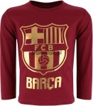 Bluzka Fc Barcelona złote logo bordo