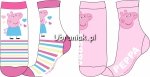 Skarpetki Świnka Peppa dla dziewczynki 2-pak