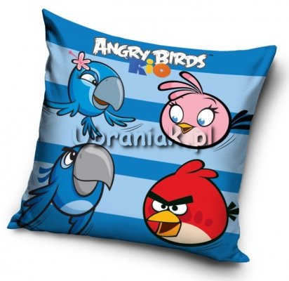 Poszewka bawełniana na poduszkę Angry Birds