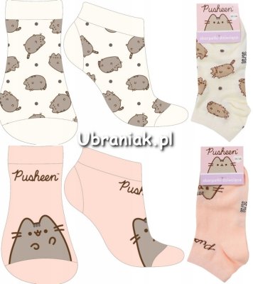 Stopki Pusheen dla dziewczynki 2-pak