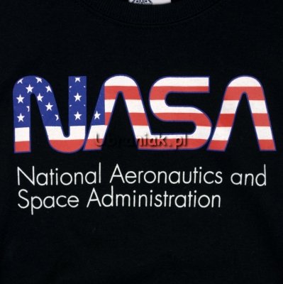 T-shirt NASA czarny