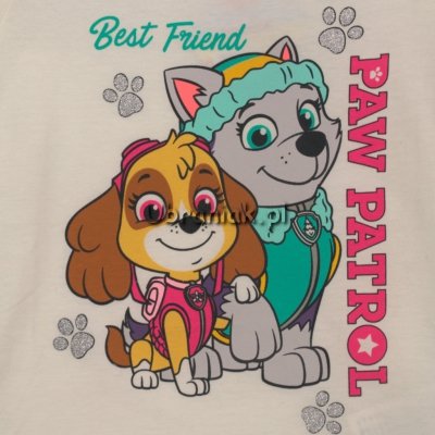 T-shirt Psi Patrol Skye i Everest kremowy