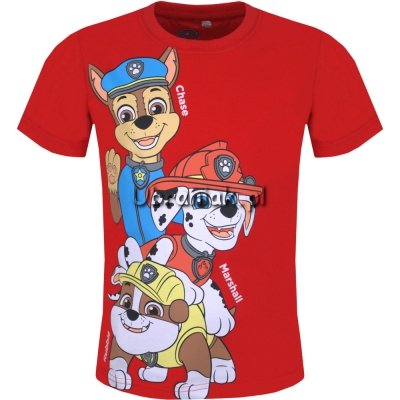 T-shirt Psi Patrol czerwony
