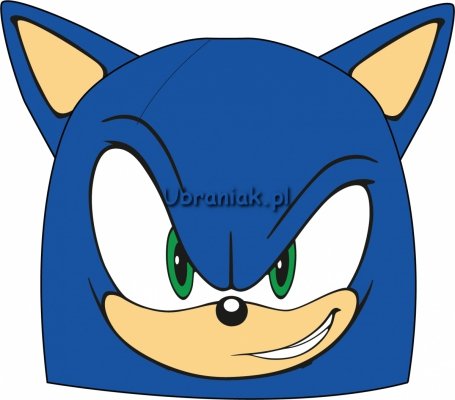 Czapka Sonic z uszami niebieska
