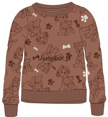 Bluza Psi Patrol brązowa z grafiką