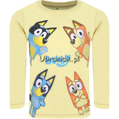 Bluzka Bluey żółta dla chłopca