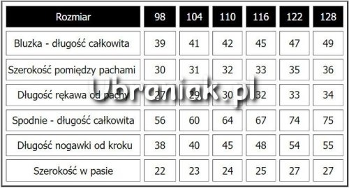 Piżama Auta Kachow biało-niebieska