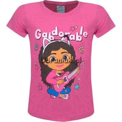 T-shirt Koci Domek Gabi różowy