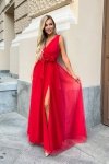 Sukienka Maxi Ros - Czerwona