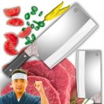 NÓŻ KUCHENNY SZEFA KUCHNI OSTRY TASAK JAPAN DO MIĘSA WARZYW - KnifeKOKURA (tds0588)