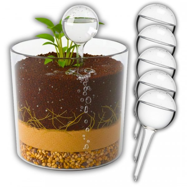 5x KULE NAWADNIAJĄCE DO KWIATÓW I ROŚLIN NAWADNIACZ AUTOMATYCZNY DOZOWNIK ( tds0822)