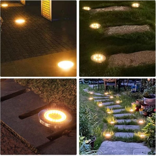 A0_tds0572_4x Solarna lampa gruntowa 16 LED