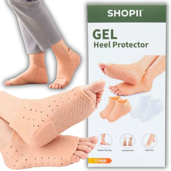 SILIKONOWE SKARPETKI REGENERUJĄCE NA PIĘTY REGENERUJĄCE - NAPRAWDĘ GRUBE ( tds0871)