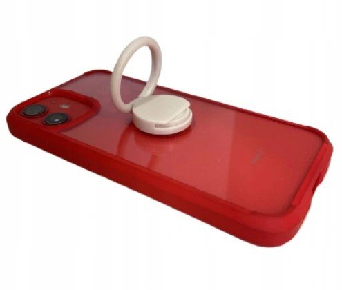 a8_R51 Uchwyt Ring na telefon biały