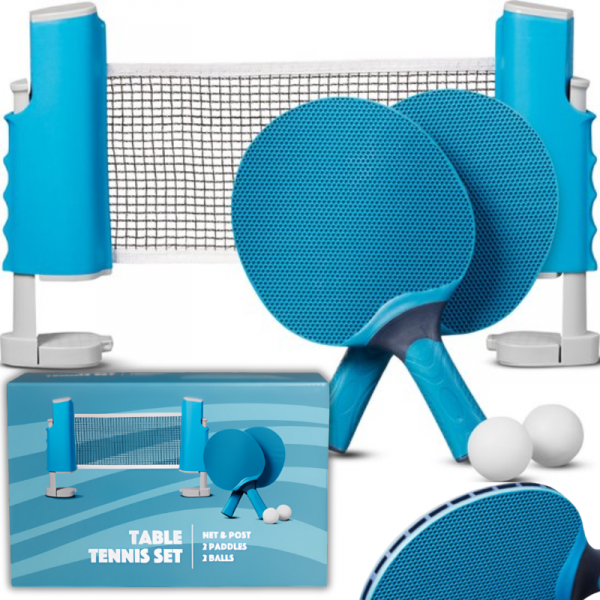tds0634_ZESTAW DO PING PONG NIEBIESKI