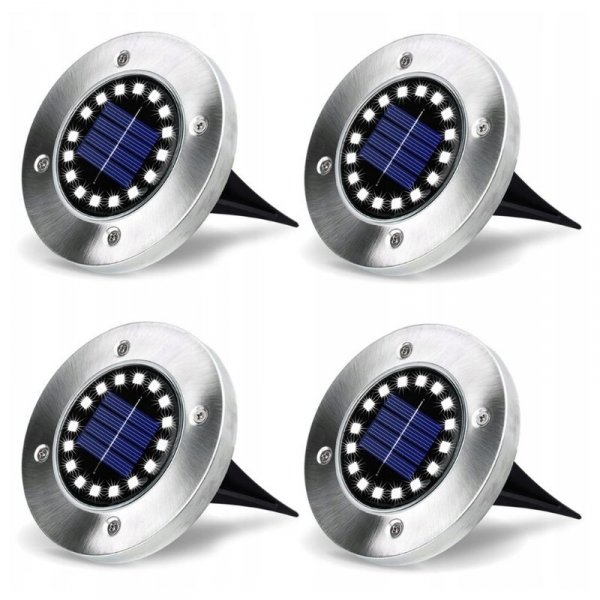 A0_tds0572_4x Solarna lampa gruntowa 16 LED