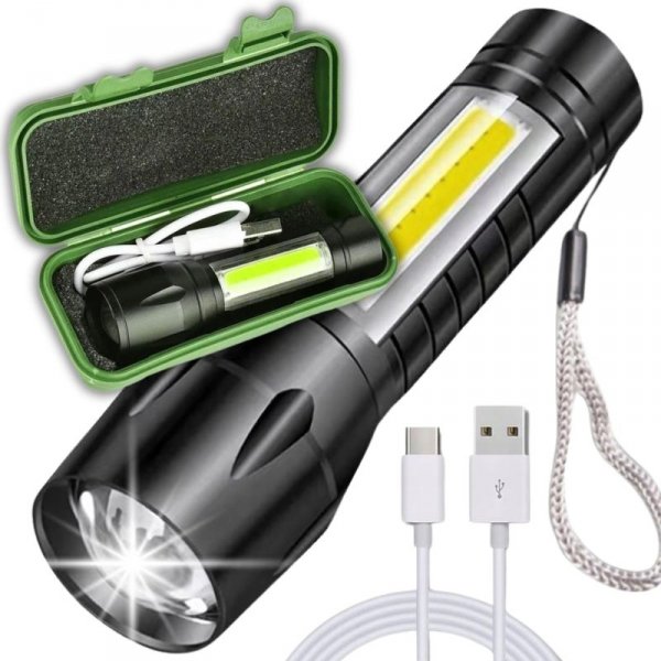 Cx2 _tds0584_Latarka z akumulatorem taktyczna USB