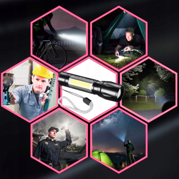 Cx2 _tds0584_Latarka z akumulatorem taktyczna USB