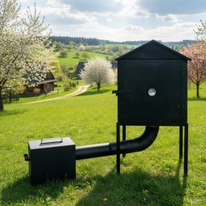 Wędzarnia ogrodowa metalowa - Pan Kornik