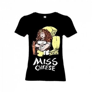 Damska koszulka - Miss Cheese roz. XL