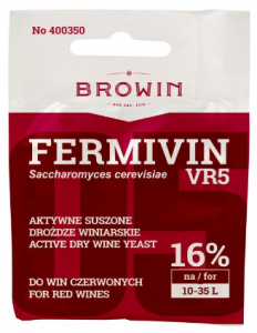 Drożdże aktywne do win czerwonych FERMIVIN VR5