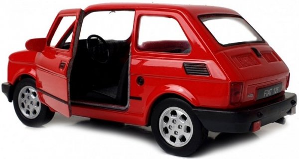 WELLY MALUCH FIAT 126P 1:34 SAMOCHÓD KOLEKCJONERSKI czerwony