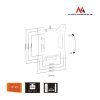 Maclean Uchwyt do telewizora lub monitora 13-27 MC-596 czarny 20kg  max vesa 100x100 TV