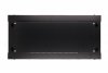 Extralink Szafka wisząca rack 4U 600x600 czarna szklane drzwi