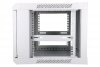 Extralink Szafka wisząca rack 6U 600x450 szara szklane drzwi