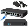 Extralink Switch Perses 8X EX-SG1008PE 10/100/1000M TX PoE AT/AF, Full Gigabit PoE