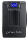 PowerWalker Zasilacz awaryjny UPS POWERWALKER LINE-INTERACTIVE 800VA SCL 2X PL 230V, RJ11/45  IN/OUT, USB, LCD