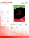 Seagate Dysk IronWolf 10TB 3,5 256MB ST10000VN000