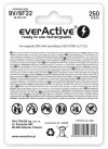 everActive Akumulatorek 6F22/9V NI-MH 250 mAh 1 szt. ready to use