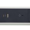 Legrand Przedłużacz ochronny 5x2PZ +USB A/C 1,5m biało-czarny