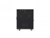 Lanberg Szafa instalacyjna RACK stojąca 19 15U 800X1000 czarna drzwi szklane LCD  (FLAT PACK)