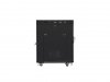 Lanberg Szafa instalacyjna RACK stojąca 19 15U 800X1000 czarna drzwi szklane LCD  (FLAT PACK)