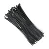 Qoltec Opaski zaciskowe wielorazowe/trytytki | 7.2*450mm | Nylon UV |   Czarne