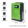 Qoltec Hybrydowy inwenter solarny Off-Grid 5,5kW | 100A | 48V | MPPT |  Sinus
