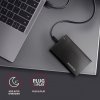 AXAGON EE25-A6C Bezśrubowa aluminiowa obudowa zewnętrzna USB-C 3.2 Gen 1 - SATA 6G dla 2.5 SSD/HDD