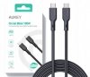 AUKEY CB-KCC101 kabel USB-C - USB-C 1m 100W PD 5A 20V kevlar + nylonowy oplot