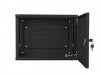 Lanberg Szafa instalacyjna rack wisząca 19 cali 6U+3U 540x200 niskoprofilowa (złożona) czarna