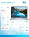 Dell Notebook Inspiron Plus 7640 Win11Pro Ultra 7 155H/32GB/2TB SSD/16.0 2,5K 2560x1600/RTX 4060/FgrPr/FHD Cam/Mic /Backlit Kb/9