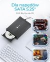 IcyBox Obudowa IB-525-U3 1x5,25 SATA DVD/Blue-Ray, czarna