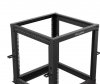 Lanberg Open rack 19 12U 600x600-1100 regulowany czarny