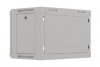 Lanberg Szafa instalacyjna rack wisząca 19 6U 540x350 szara drzwi przeszklone ( flat pack)