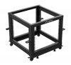 Lanberg Open rack 19'' 9U 600x600-1100 regulowany czarny