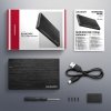 AXAGON EE25-XA6C Obudowa zewnętrzna aluminiowa, USB-C 3.2 Gen 1 SATA 6G 2.5 5Gbps