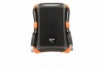 Silicon Power ARMOR A30 1TB USB 3.0 BLACK-ORANGE / PANCERNY / wstrząsoodporny