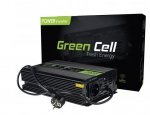 Green Cell Przetwornica 12V/230V 300W/600W czysty sinus
